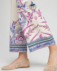 Chico's Clothing Brigitte™ Paisley Wide-Leg Cropped Pants