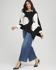 Chico's Clothing Love Brush Convertible Sweater Poncho