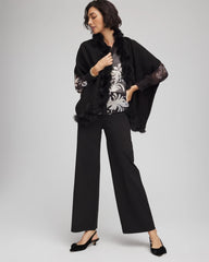 Chico's Clothing Faux Fur Cocoon