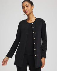 Chico's Clothing Travelers™ Collection Scoopneck Shirt Jacket