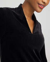 Chico's Clothing Travelers™ Velvet V-Neck Kimono Sleeve Top