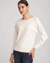 Chico's Clothing Ella Boatneck Pullover Sweater