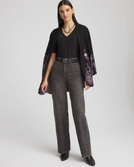Chico's Clothing Elbow-Sleeve Perfect Tee