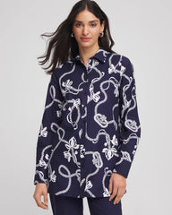 Chico's Clothing No Iron™ Rope Print Tunic