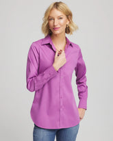 Chico's Clothing No Iron™ Stretch-Sateen Shirt