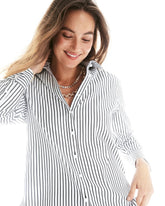 Chico's Clothing No Iron™ Lurex Striped Shirt