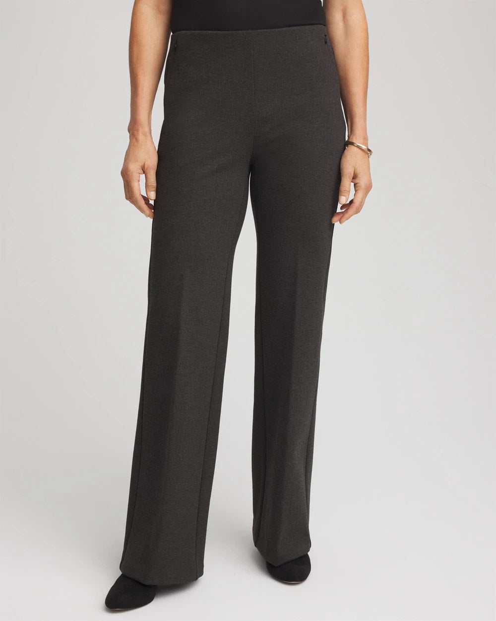 Chico's Clothing Juliet Wide Full-Length Ponte Pants