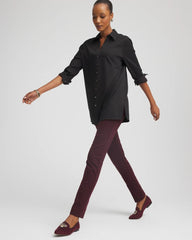 Chico's Clothing Circle Jacquard Juliet Slim Ankle Pants