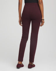 Chico's Clothing Circle Jacquard Juliet Slim Ankle Pants