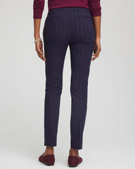 Chico's Clothing Pinstriped Brigitte™ Slim Pull-On Ankle Pants