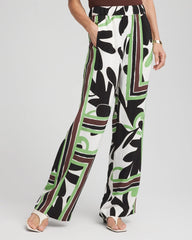 Chico's Clothing Printed Silky Soft Pants