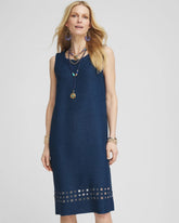 Chico's Clothing Travelers™ Sleeveless Crushed Cutout-Hem Dress
