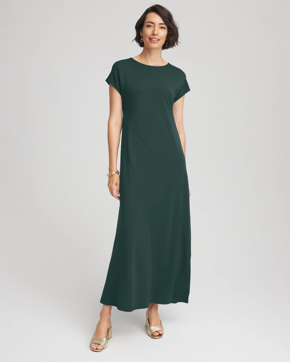 Chico's Clothing Dolman-Sleeve Ponte Maxi Dress