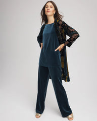Chico's Clothing Travelers™ Collection Floral Burnout Kimono Jacket