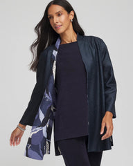 Chico's Collections Travelers™ Wave Reversible Crushed Jacket