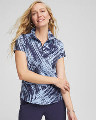 Chico's Clothing Zenergy® UPF Sketch Half Zip