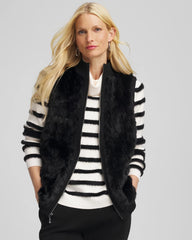 Chico's Clothing Zenergy® Luxe Faux Fur Vest