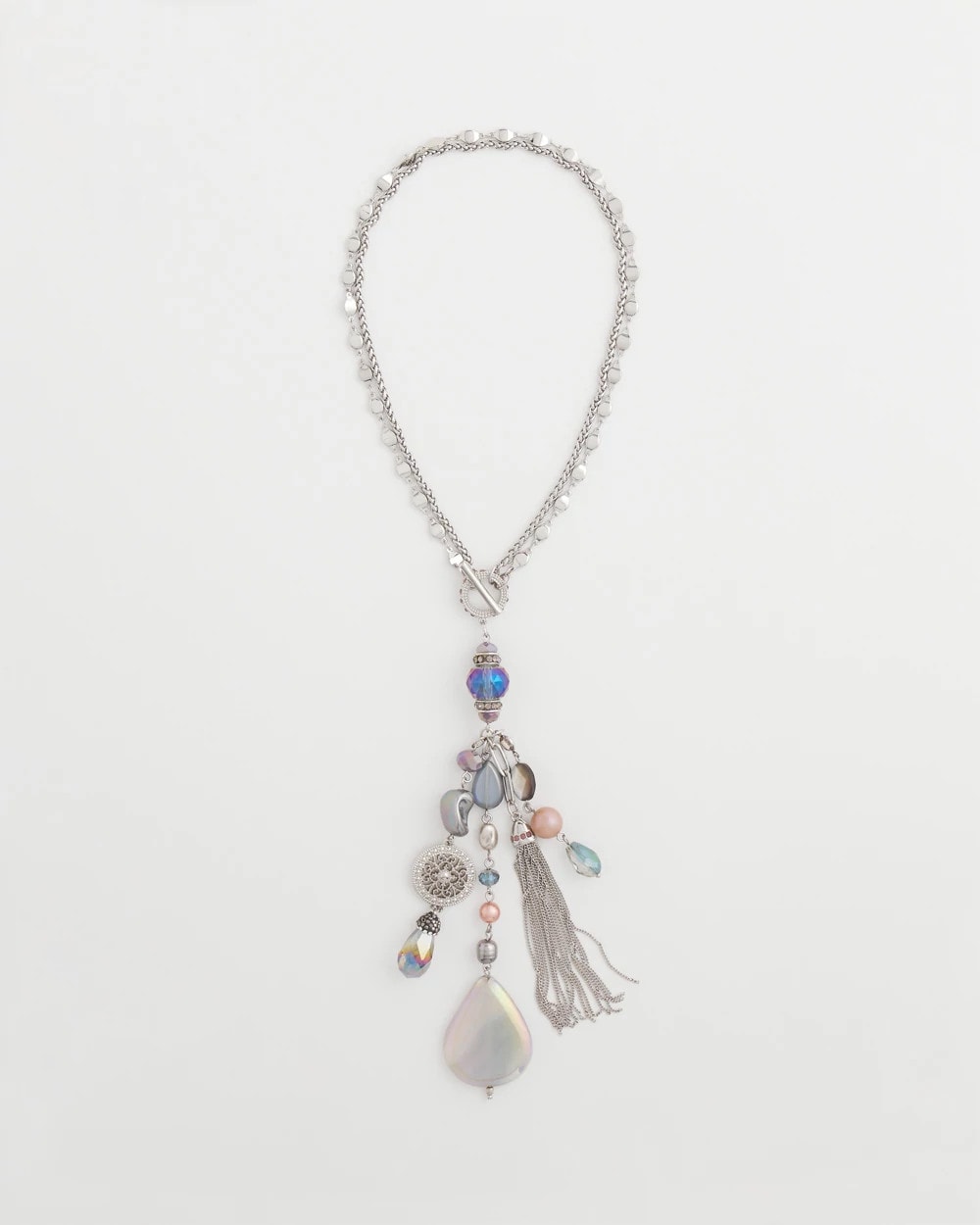 Chico's Jewelry Stone & Shell Twice As Nice Pendant