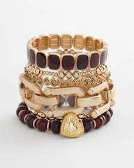Chico's Jewelry Chianti Square Stretch Bracelet