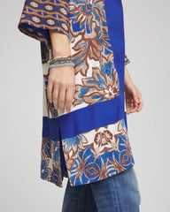 Chico's Accessories Crepe Long Printed Kimono
