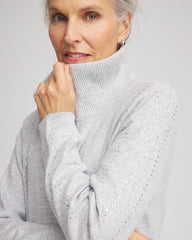 Chico's Collections Zenergy® Luxe Diamante Zip Cardigan