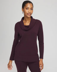 Chico's Collections Zenergy® Luxe Diamante Cowlneck Tunic