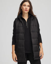 Chico's Collections Zenergy® Quilted Hooded Vest