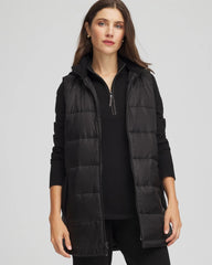 Chico's Collections Zenergy® Quilted Hooded Vest