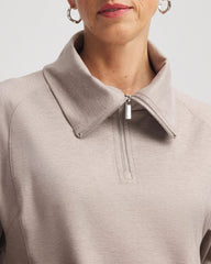 Chico's Collections Zenergy® Cloud Half-Zip Pullover Top