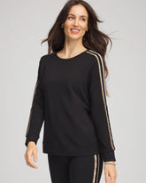 Chico's Collections Zenergy® Lattice-Trim Pullover Top
