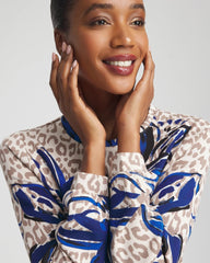 Chico's Collections Zenergy® Soft Animal Print Top