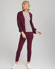 Chico's Collections Zenergy® Soft Brushed Striped Top