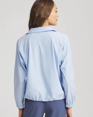 Chico's Collections Zenergy® UPF Half-Zip Mockneck Top