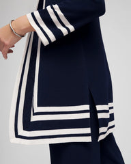 Chico's Collections Travelers™ Contrast Border Cardigan