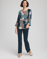 Chico's Collections Travelers™ Crystal Flounce Sleeve Tunic