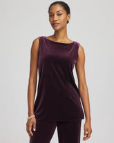 Chico's Collections Travelers™ Velvet Side-Slit Tank