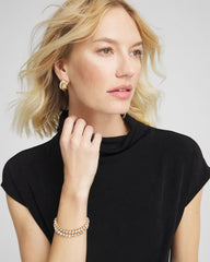 Chico's Collections Travelers™ Mockneck Top