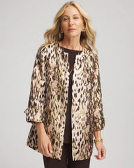 Chico's Collections Travelers™ Collection Animal Jacquard Jacket
