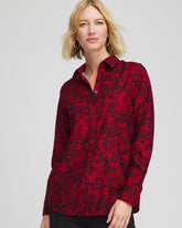 Chico's Collections No Iron™ Vinstra Scrolls Shirt