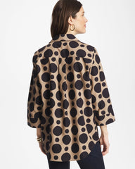 Chico's Collections No Iron™ Stretch Global Dots Popover Tunic