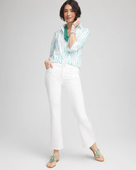 Chico's Collections No Iron™ Sateen Bubble Print Shirt