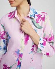 Chico's Collections No Iron™ Floral Linen Shirt
