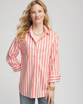 Chico's Collections No Iron™ Vacation Stripes Shirt