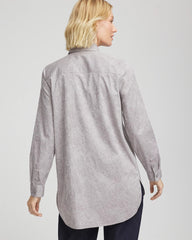 Chico's Collections No Iron™ Lace Jacquard Stretch Tunic