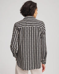 Chico's Collections No Iron™ Printed Sateen Shirt