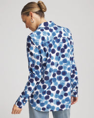 Chico's Collections No Iron™ Printed Sateen Shirt