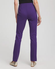 Chico's Collections Juliet Slim Trim Detail Ankle Pants