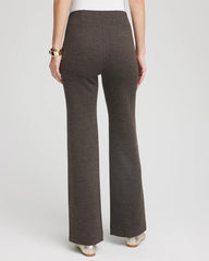 Chico's Collections Juliet Jacquard Full-Length Ponte Pants