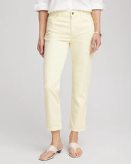 Chico's Collections Girlfriend Cropped Jeans