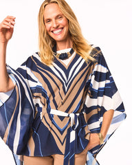 Chico's Clothing Voyage Belted Poncho